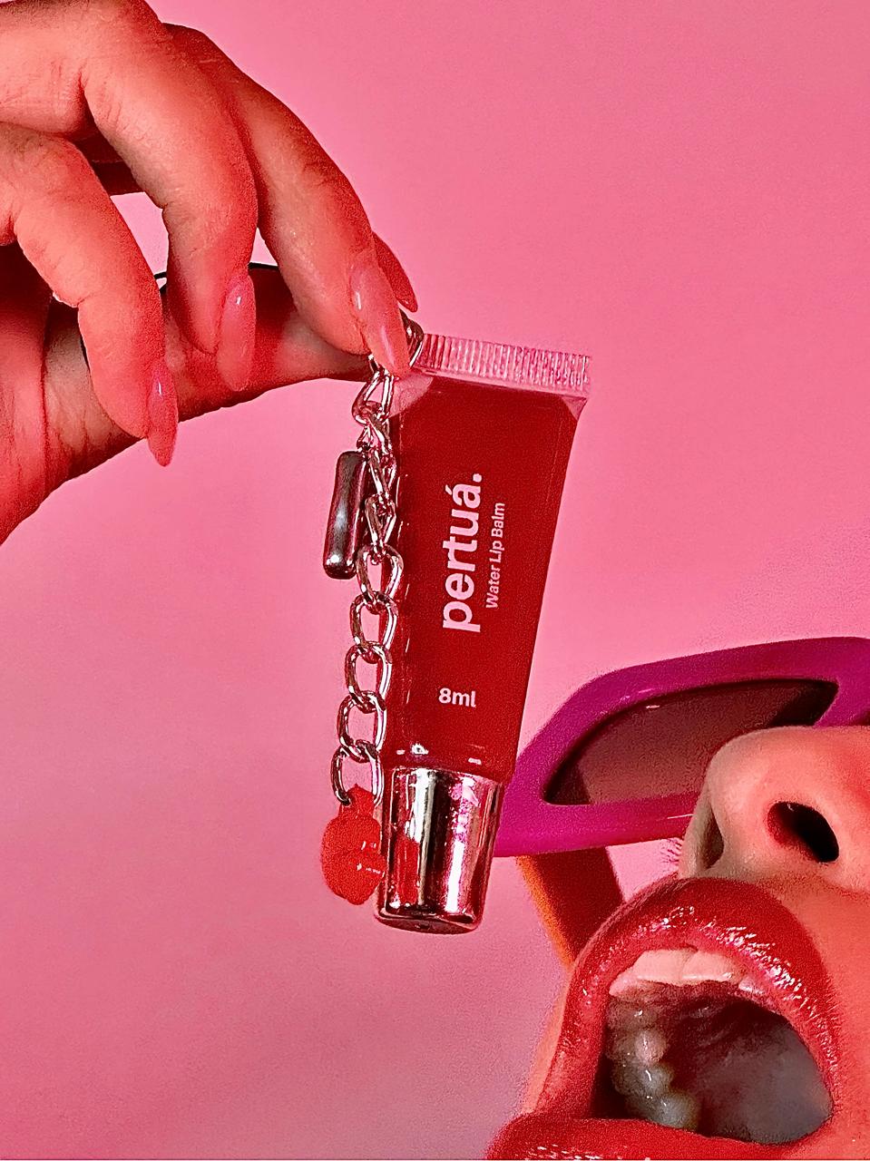 02 Cherry Lip Balm + Chain